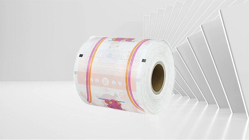 A roll of colorful decorative film by Sanvera, featuring vibrant patterns and designs. Ideal for packaging, decoration, and creative projects.