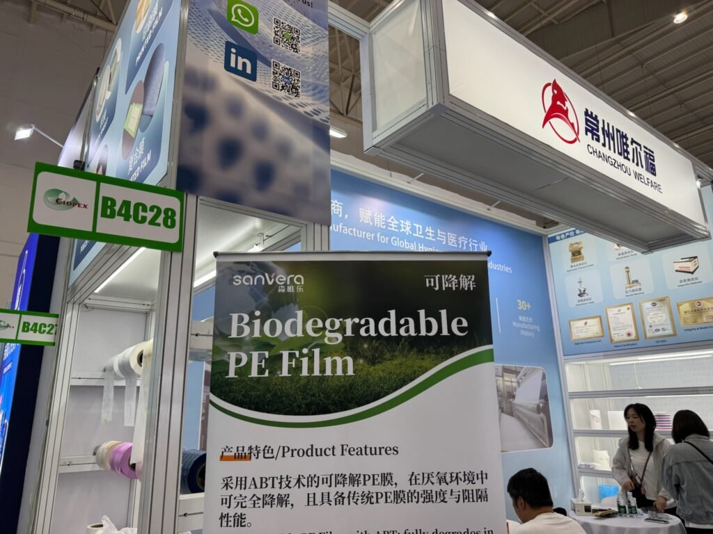 A picture at the cidpex exhibition about sanvera boost number is B4C28.