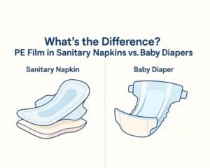 Sanvera’s innovation in PE film for sanitary napkins and baby diapers comparison