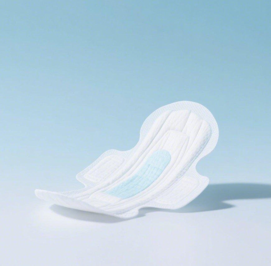 Ultra-thin breathable sanitary pad with wings, by Sanveran